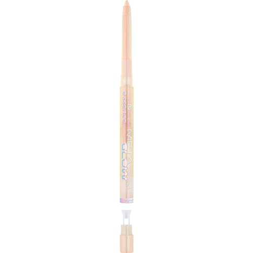 Esence META GLOW Lápiz de ojos duo-chrome nº 01, rosa, duradero, altamente pigmentado, resistente a las manchas, color intenso, holográfico, vegano, impermeable, sin nanopartículas, sin perfume, 1