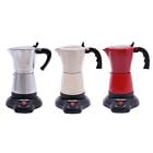 Cafetera espresso cafetera moca jarra máquina de café italiano para tazas de café espresso eléctrico con base Italia cafetera de filtro 300 ml 6 tazas (plata)