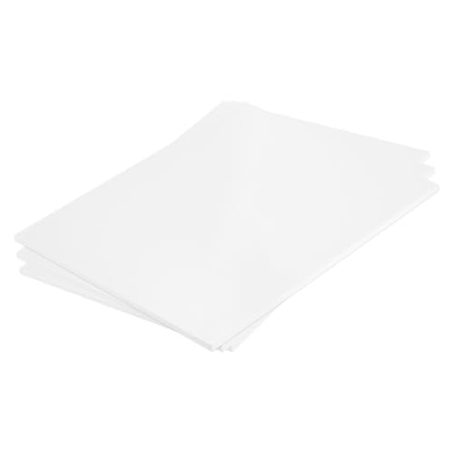 MECCANIXITY ABS Plastic Sheet 10 x 8 x 0.24 Inch ABS Styrene Sheets for Building Model DIY Crafts Panel White 3 Pcs