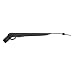 AFI 33012A Deluxe Stainless Steel Adjustable Marine Windshield Wiper Arm for All AFI Motors (10" to 14", Black)