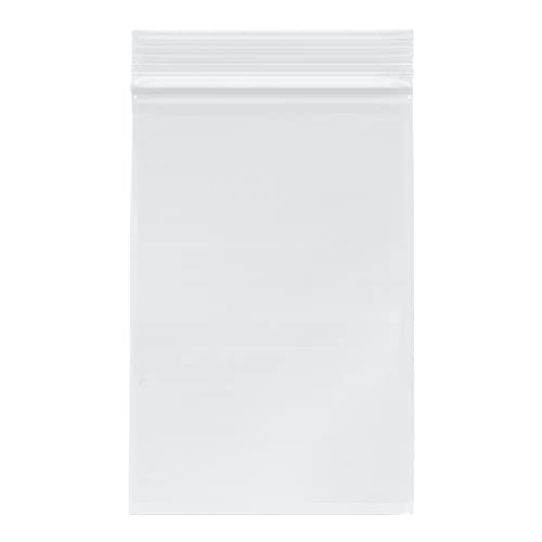 Plymor Heavy Duty Plastic Reclosable Zipper Bags, 4 Mil, 4" X 6" (Pack Of 200) #TOP5