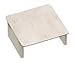 CRL GRSC20ECBS Brushed Stainless Square Crisp End Cap for 2" Square Cap Railing