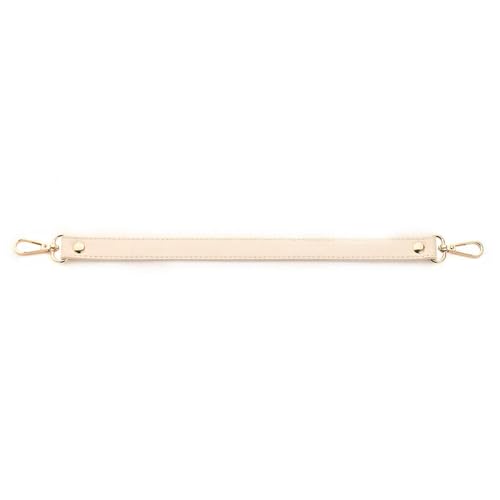 Sangle pour sac à main cuir beige raffiné fini or chic 36 cm - 2