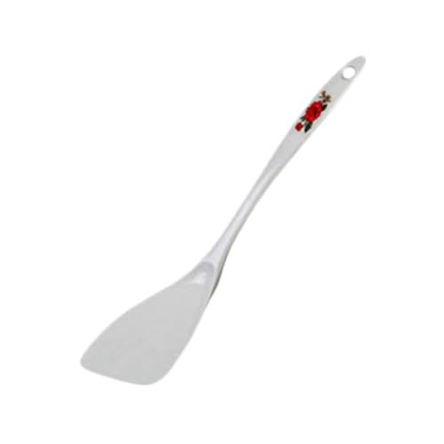 FSE 7009TL Spatula/Turner, 12-1/2" x 2-1/2", Solid, one-Piece, Break-Resistant, Dishwasher Safe, Hanging Hole, Melamine, Thailand, Pack of 12