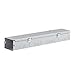 Wiegmann HS225 NEMA 1 Combination Hinge/Screw Cover Wireway with Knockouts, Steel, 2.5" x 2.5" x 60"