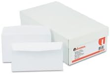 Paquete de 3 sobres de negocios, contemporáneo, #6, blanco, 500/caja