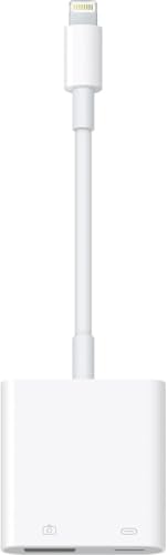 Adaptador Lightning a USB OTG plug and play para conectar teclado y mouse