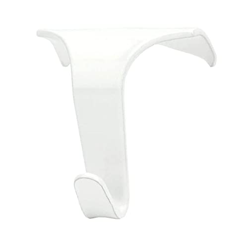Image of Taskar Large White Picture Rail Hooks for Picture Hanging Pack of 10