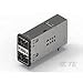 2198373-3, Conn zQSFP+ RCP 76 POS 2.4mm Press Fit RA Thru-Hole 76 Terminal 2 Port Box/Tray (1 Items)