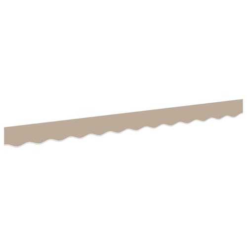 Tomostar Cantonnière d’auvent, Lambrequin Store Toile Banderole Banne Valence de Store pour Cadre 3 m Beige 2.8x0.2 m