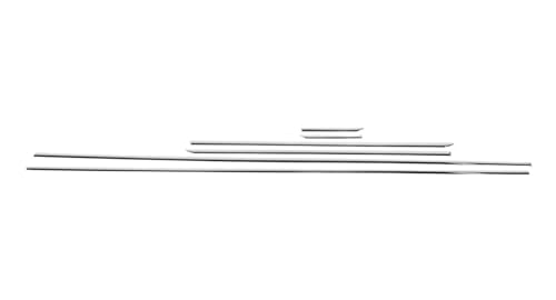 Molduras de cuerpo cromado para guardabarros de Mercedes Clase C W204, kit de 6 uds