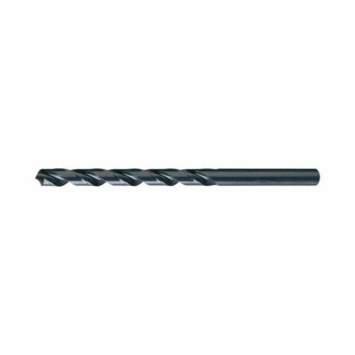 Chicago-Latrobe 50312 120 General Purpose Taper Length Drill, #22 Drill - Wire, 0.157 in Drill - Decimal Inch, 5-3/4 in OAL, HSS, Black Oxide (12 Each)