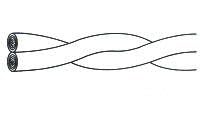 TE Connectivity/Raychem Brand, 55A0121-14-0/2-10Pack, Conductor Multi-Conductor Cable - 2 (1 Pair Twisted) - 14 AWG. 1000.0' (304.8m).