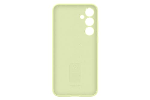Image of Samsung Silicone Smartphone Case EF-PA556 for Galaxy A55 5G Slim Design Lime