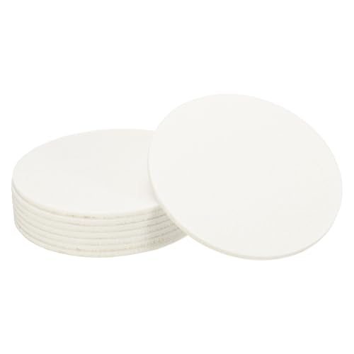 Protectores redondos de fieltro autoadhesivos de 4.5 pulgadas para reducir ruido 2