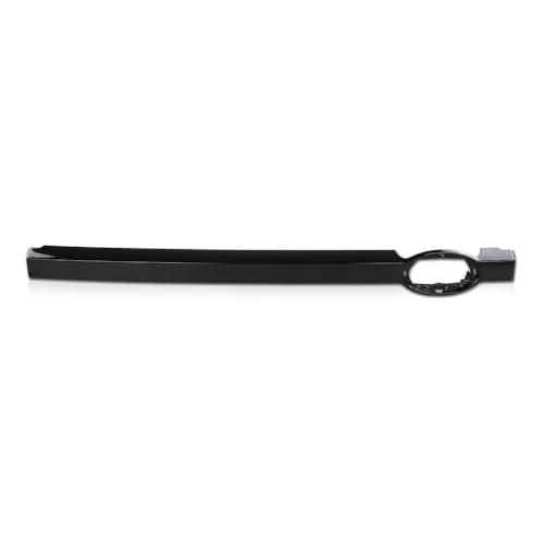 PIT66 Front Bumper Grille Badge Strip Trim Compatible with Rover Defender 90 110 130 2020-2024 LR134880, L8B28L001, L8B28L001A Glossy Black