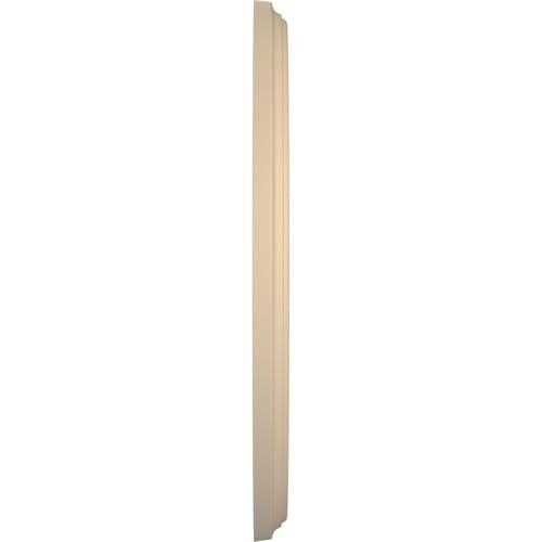 Image of Ekena Millwork 13 inchOD x 3 1 /2 inchID x 3 /4 inchP Berkshire Thermoformed PVC Ceiling Medallion (Fits Canopies up to 5 3 /4 inch), UltraCover Satin Smokey Beige