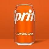 Tropical Mix Soda, SpRITe 144 Fl Oz,12 cans