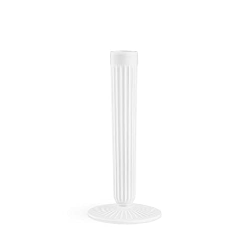 Kähler Hammershøi - Candelabro (20 cm), diseño danés, Hecho a Mano, Color Blanco Cover