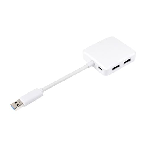 Adaptateur USB 3.0 rapide contre les déconnexions : 4 ports USB A vers arrière avec alimentation