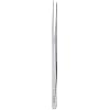 triangle Pointed Tweezers - 11.8 in. 30 cm - Stainless Steel Culinary Tweezers for Serving & Plating Fine Cuisine - Dishwasher Safe