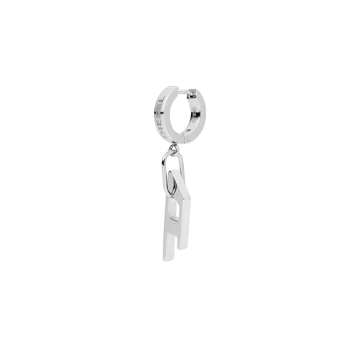 Diesel Homme, Acier inoxydable avec anneaux Boucles d'oreilles pendantes