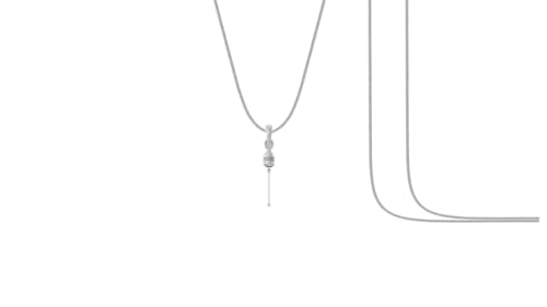Pendentif spirituel Vel Pandel en argent le cadeau idéal avec chaîne serpent et gemme