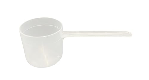 Image of 67 mL (67 CC | 2.27 Oz.) Long Handle Plastic Measuring Scoop for Coffee, Protein Powder, Pet Food, Spices, Grains, Dry Goods - Food-Grade BPA-Free (Pack of 25)