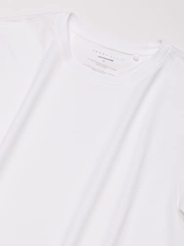 Image of Perry Ellis Men's Core Crew Neck Pima Tee, Solid Soft, Stretch Fabric, Breathable, Lightweight Short Sleeve T-Shirt for Men