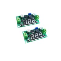 2pcs LM2596 Adjustable DC-DC Step Down Buck Power Convert Module 4.0-40V Input to 1.25-37V Output with LED Voltmeter Display (Pack of 2) (2Pcs-LM2596)