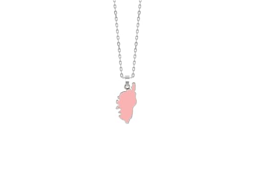 Pendentif Corse Argent 925 et Émail, le cadeau idéal de vacances