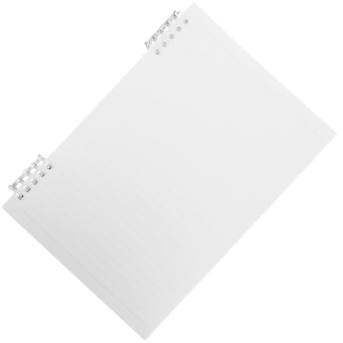 B5 Spiral Notebook with Removable Rings, Lined Grid Pages for School