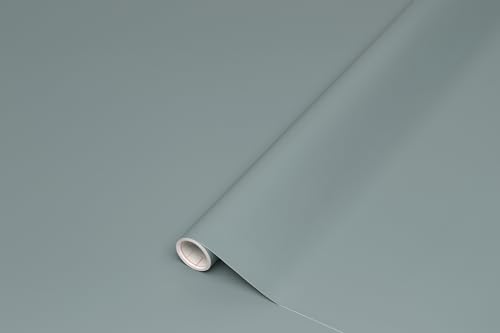 d-c-fix vinilo adhesivo muebles Eco Line Matt Grey - autoadhesivo impermeable decorativo para cocina, armario, puerta, mesa papel pintado forrar rollo láminas 67,5 cm x 1,5 m