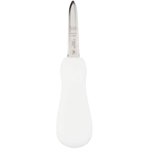 Mercer Culinary Oyster M33028A Knife with Poly Handle, Stainless Steel, White, 25.4 x 12.7 x 2.5 cm Cover
