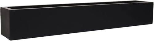 VIVANNO Blumenkasten Balkonkasten Pflanzkasten Fiberglas FLOBO anthrazit -...