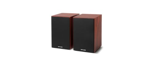 Muse M-610 SH. Altovoces Bluetooth de estanteria. Potencia 120W. Ajuste de Volumen, Graves y Agudos. Puerto USB. Entrada RCA y Salida subwoofer.