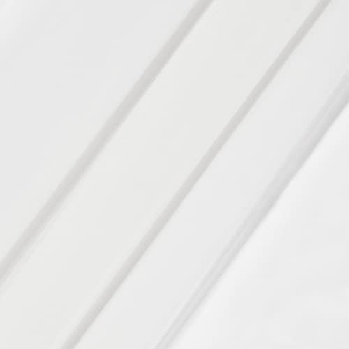 Pairs To Go Victoria Voile Modern Sheer Rod Pocket Window Curtains For Living Room (2 Panels), 59 In X 95 In, White #TOP4