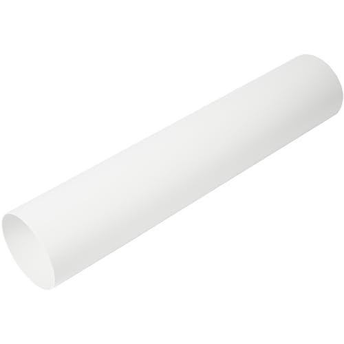 Vent Systems Tubo de ventilación redondo de 100 mm de diámetro – 1,5 m de largo – para conexión de alcantarillado, conducto de escape o conducto de suministro, sistema de calefacción y ventilación.