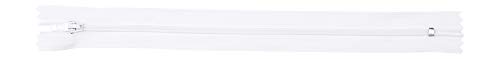 Image of Mandala Crafts 85 PCs White Assorted Lengths Nylon Zippers for Sewing