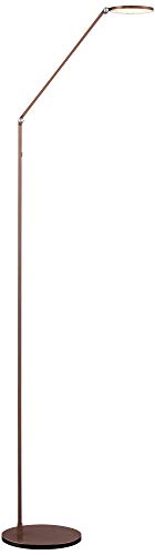 Possini Euro Design Magnum Modern Minimalist Style Task Floor Lamp Led Bright Lighting Adjustable 61" Tall French Bronze Dimmer Switch For Living Room Reading House Bedroom Home Office #TOP5