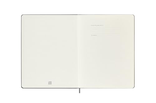 Moleskine Hard Cover Smart Notebook, Ruled/Lined, XL (7.5" x 9.5") Black, Compatible w Smart Pen, 176 Pages