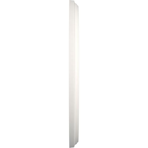 Image of Ekena Millwork CMP13BEGBW Berkshire Thermoformed PVC Ceiling Medallion (Fits Canopies up to 5 3 /4 inch), 13 inchOD x 3 1 /2 inchID x 3 /4 inchP, UltraCover Satin Blossom White