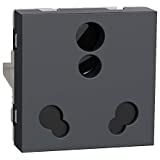 Pure-6/16A Socket, Grey (Pack of 10)