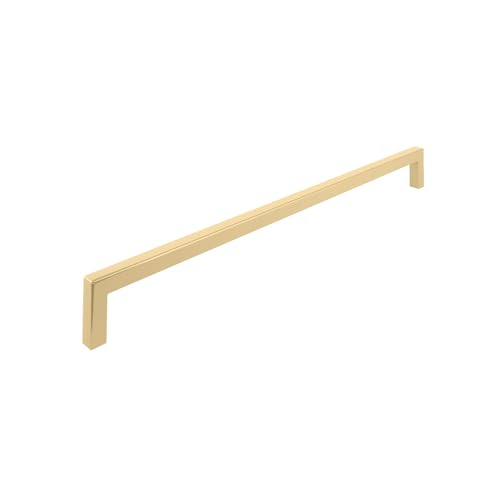 Image of Richelieu Lambton 12 5 /8-in (320 mm) Satin Brass Rectangular Cabinet Pull