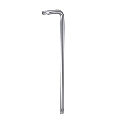 Image of sourcing map T45 Tamper Proof Torx Star Key Bit Wrench L Shape 7.83" Long Arm High Carbon Steel Hand Tool for Automotive/Daily Repairs