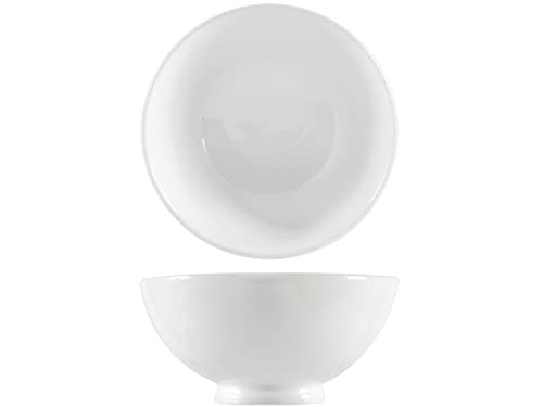 H&H 7091200 Scodella, Porcellana, Bianco, cm 16 x 8.5 H