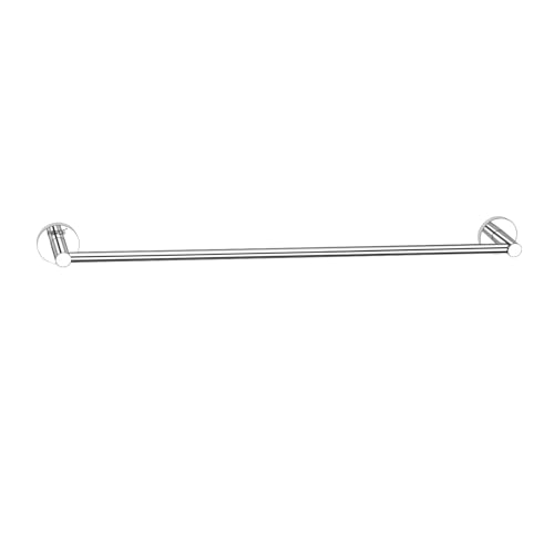Image of Force Stainless Steel 304 Towel Bar with Brass Base - Heavy-Duty, Durable Bathroom & Kitchen Wall-Mounted Towel Rod, Rust-Resistant Bathroom Accessory for Living Spaces with Easy Installation
