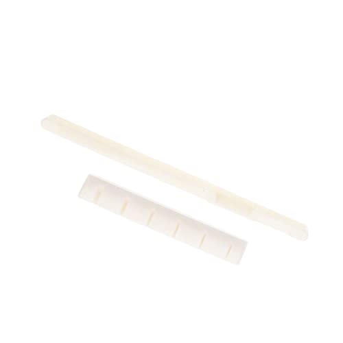 BESTonZON Electric Guitar Nut Replacement Guitar Bridge Saddle Bone Nut and Saddles
