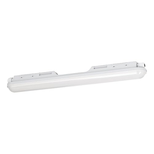 Eglo LED Pro LED-E, conexión en línea posible, 1250 lúmenes, para sótano y garaje, luminaria 54 cm, lámpara de techo tubular, blanco neutro, IP65