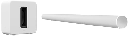 Sonos Arc Ultra | Dolby Atmos Soundbar with WiFi, Bluetooth for 9.1.4 Surround Sound and Sub Gen 4 Wireless Subwoofer with Powerful Bass for Immersive